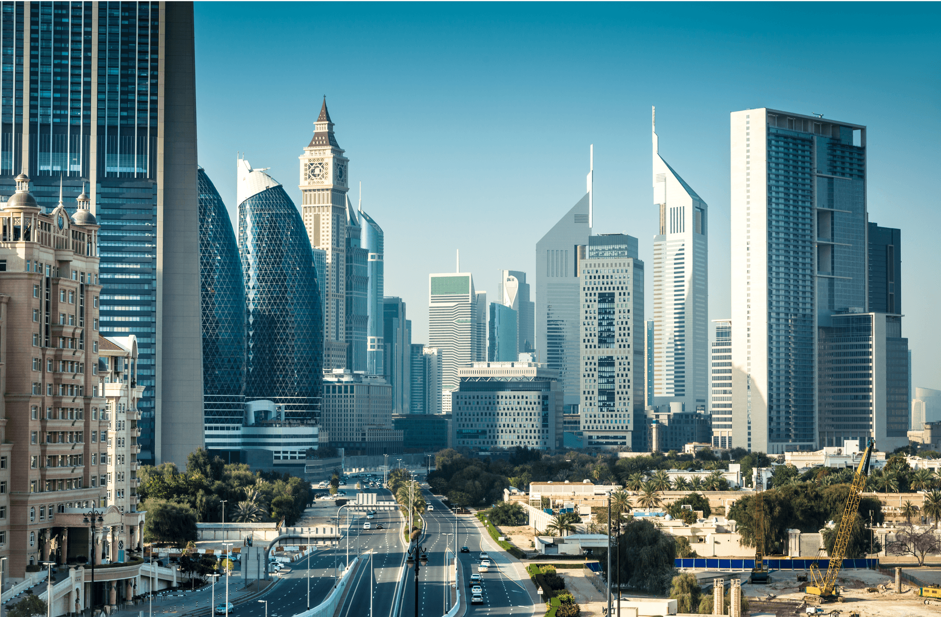 Dubai city skyline
